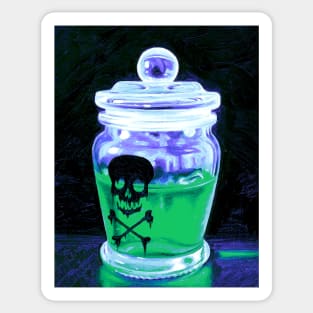 Deadly potion - skull Sticker